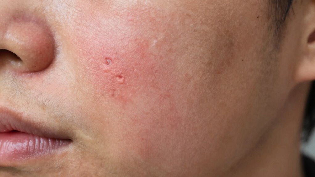 caution with sensitive areas