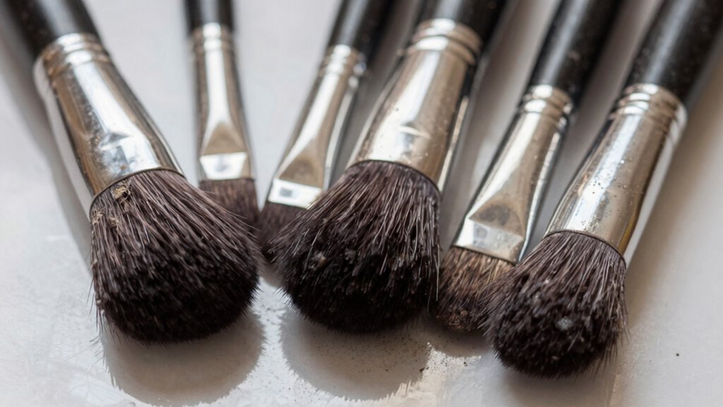 clean beneath brush ferrule