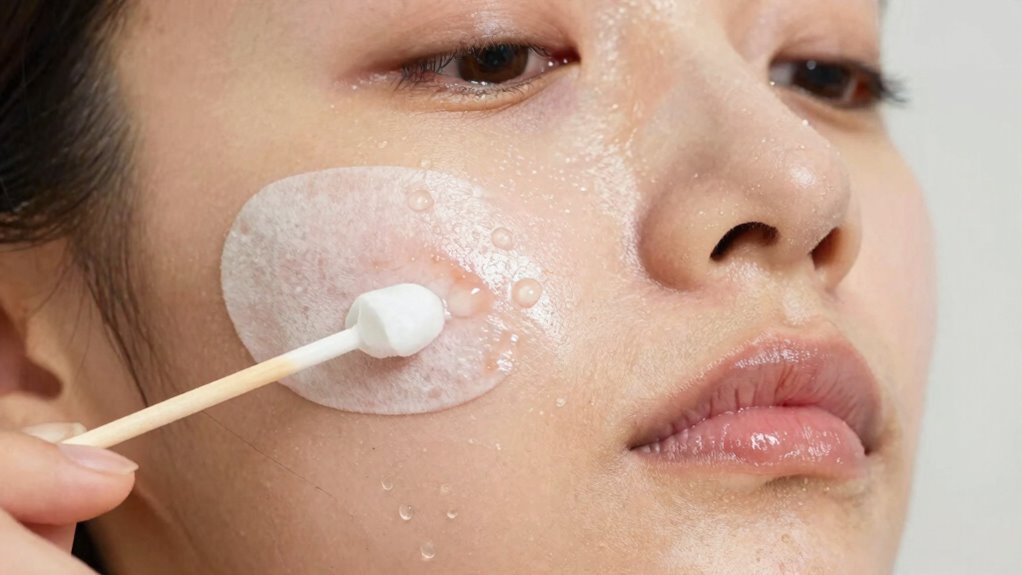 clean dry skin preparation