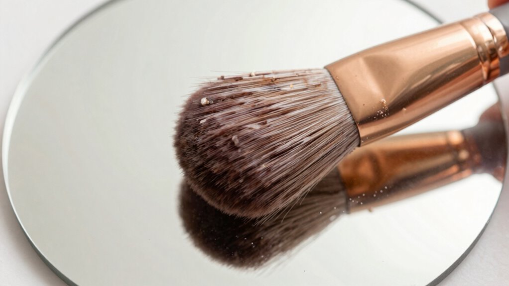 clean hidden brush areas regularly