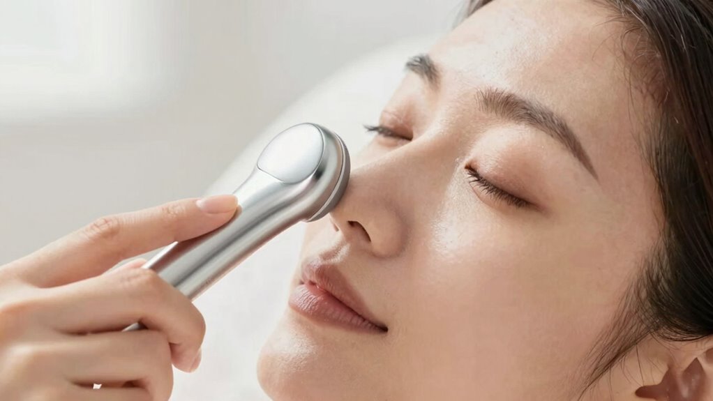 cool revitalizing skincare technique