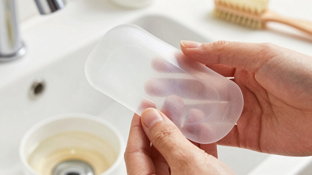 gentle cleaning preserves silicone