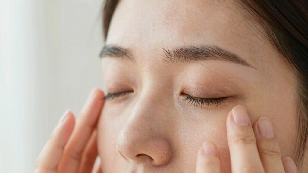 gentle eye drainage techniques