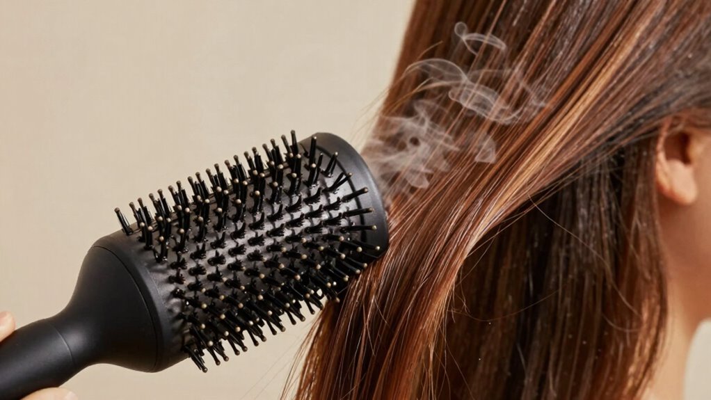 gentle heatless hair styling