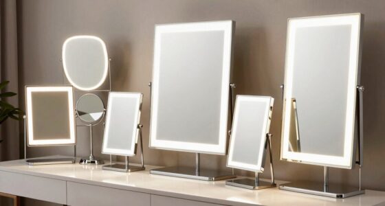 luxury illuminated magnifying mirrors