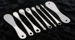 luxury stainless steel gua sha