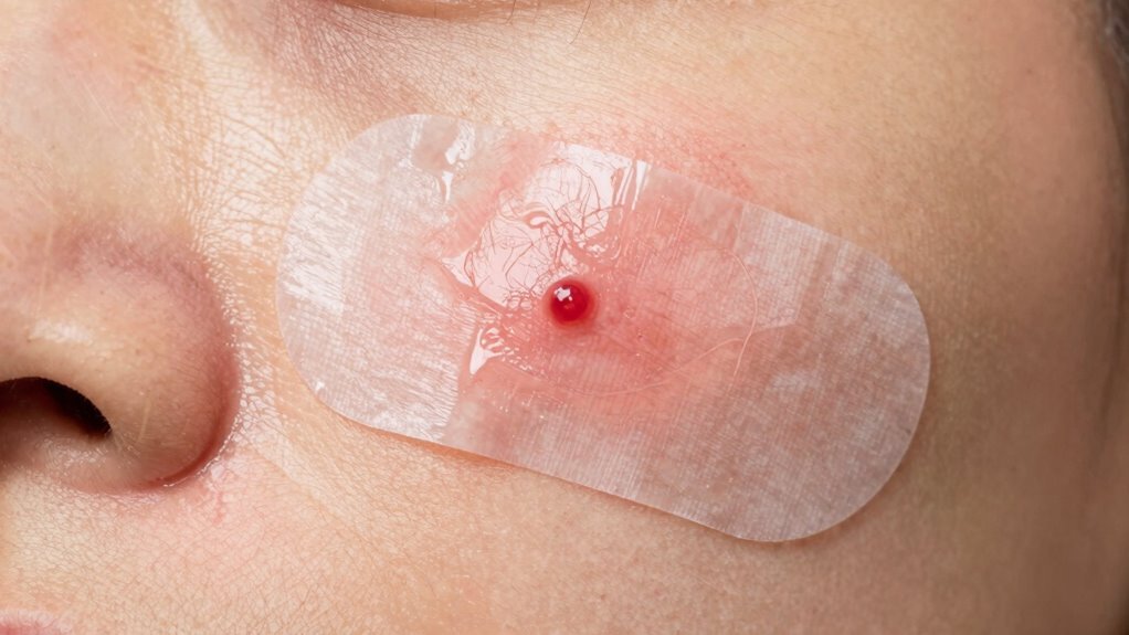 open pimples promote healing