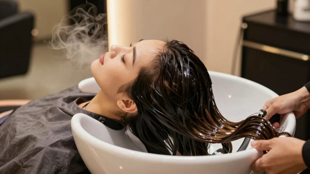 optimal hair steaming timing