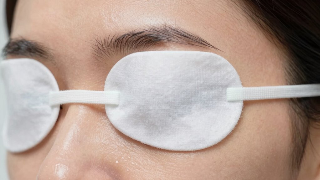 preventing eye patch slipping