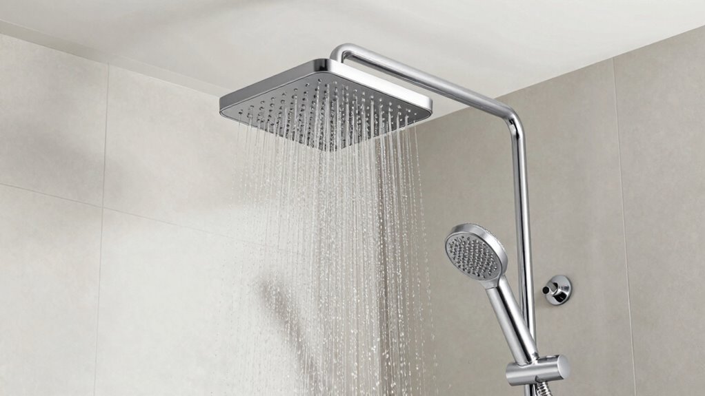 rainfall shower system considerations