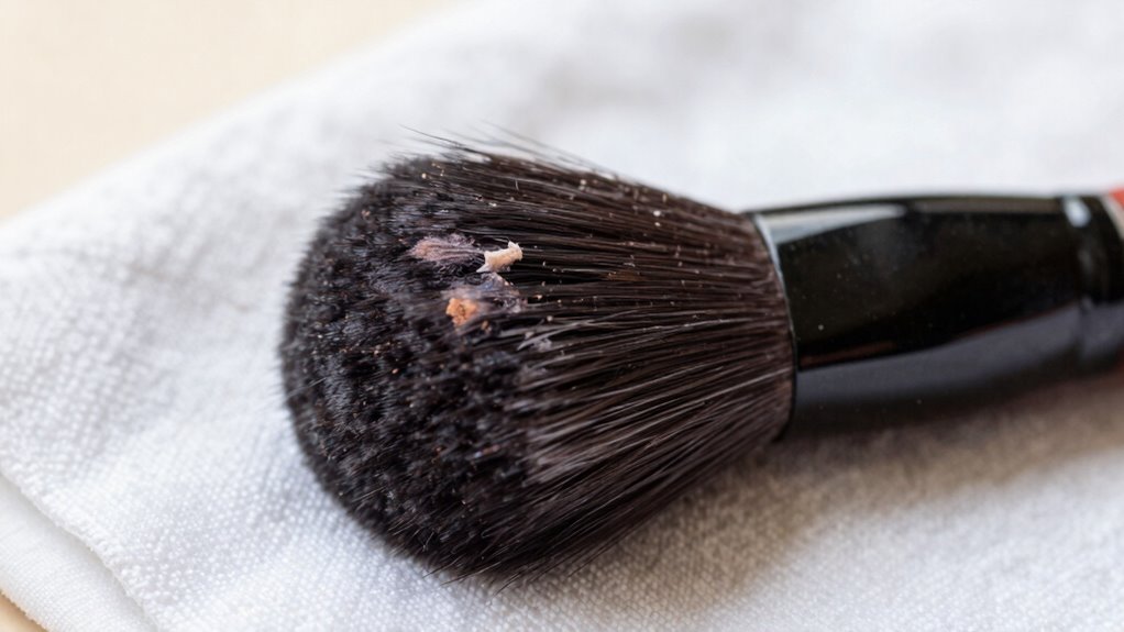 regular brush cleaning routine