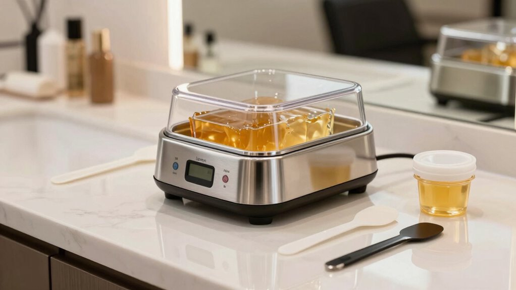salon grade wax warmer features