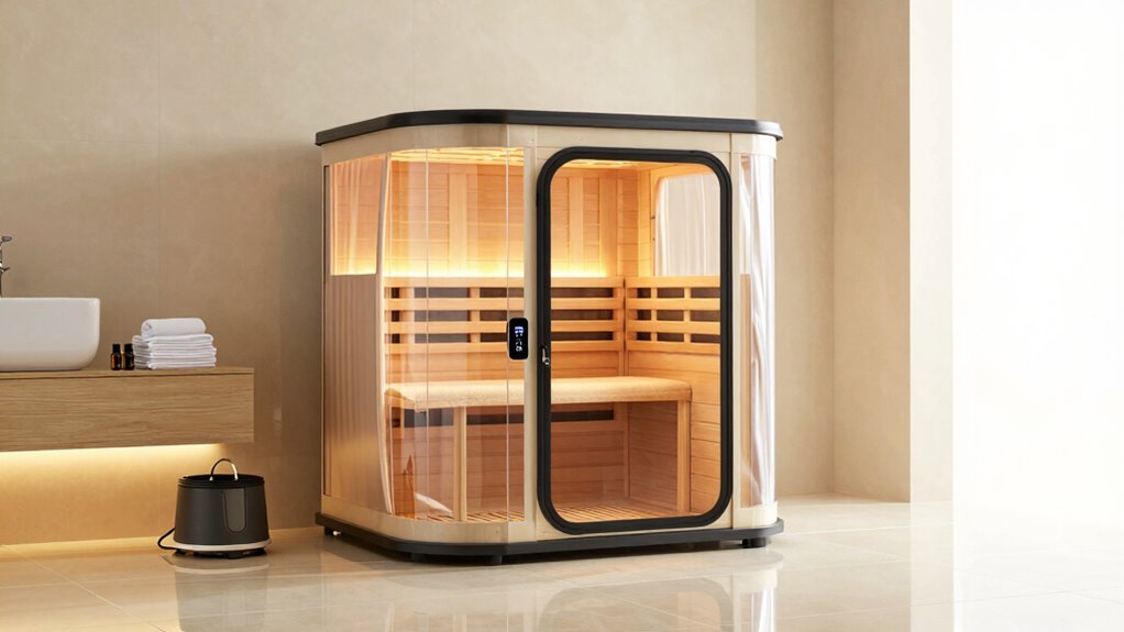 sauna tent size safety