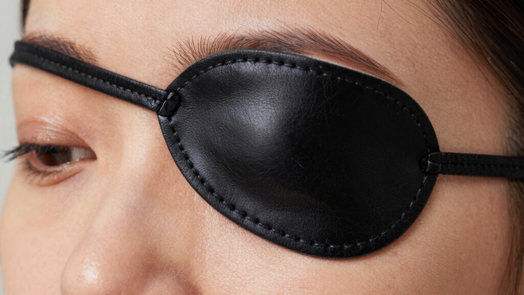 secure eye patches properly