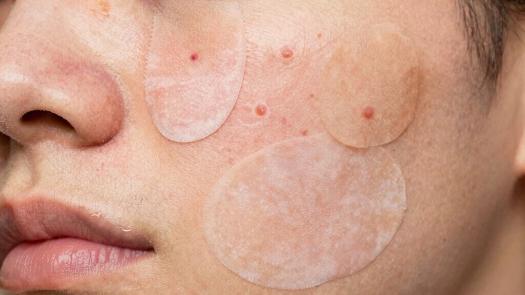 sensitive skin reacts strongly