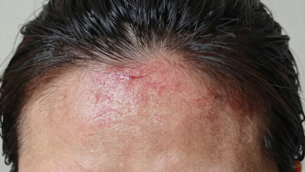 signs of scalp irritation