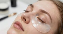 silicone under eye patch use