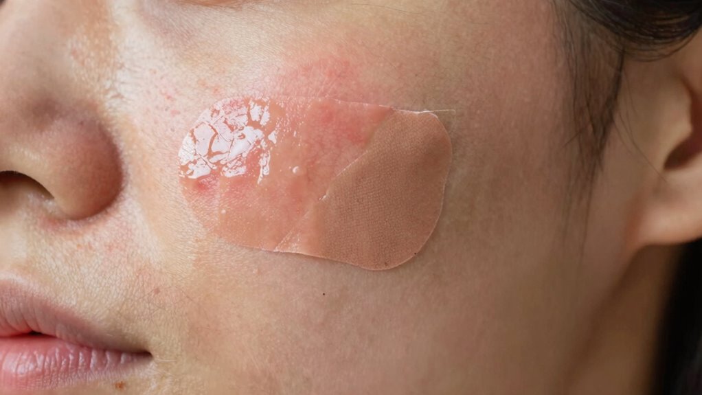 skincare adhesives ingredients reactions