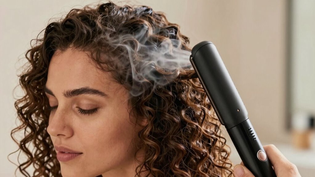 thicker curly hair reacts uniquely