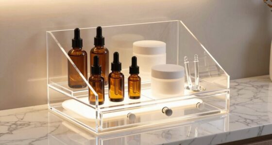 top acrylic skincare storage