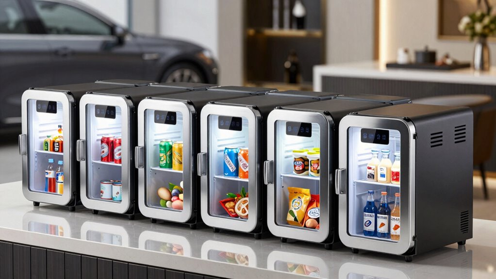 top car hotel mini fridges