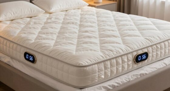top dual control heated mattress pads