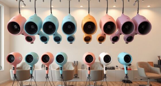 top hooded hair dryers