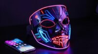 top led masks with app