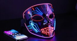 top led masks with app