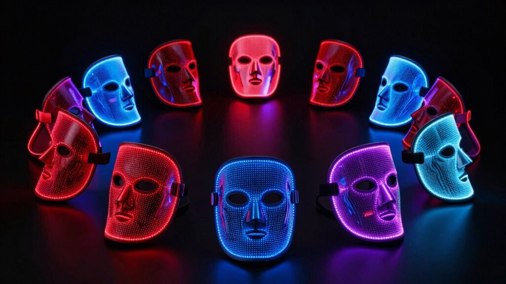 top led neck chest masks