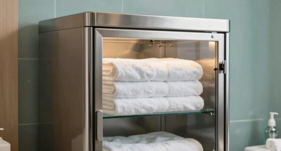 top spa towel warmer cabinets