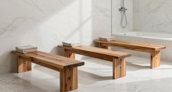 top teak shower benches