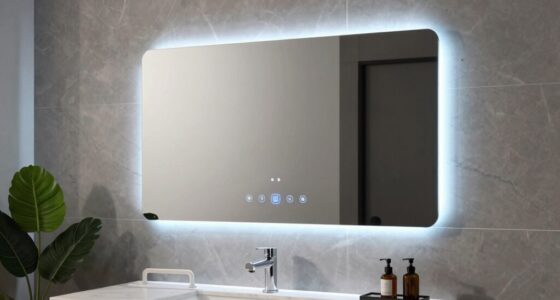 top touch control bathroom mirrors