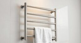 top wall mounted heated towel racks