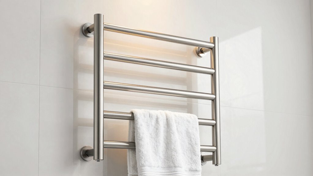 top wall mounted heated towel racks