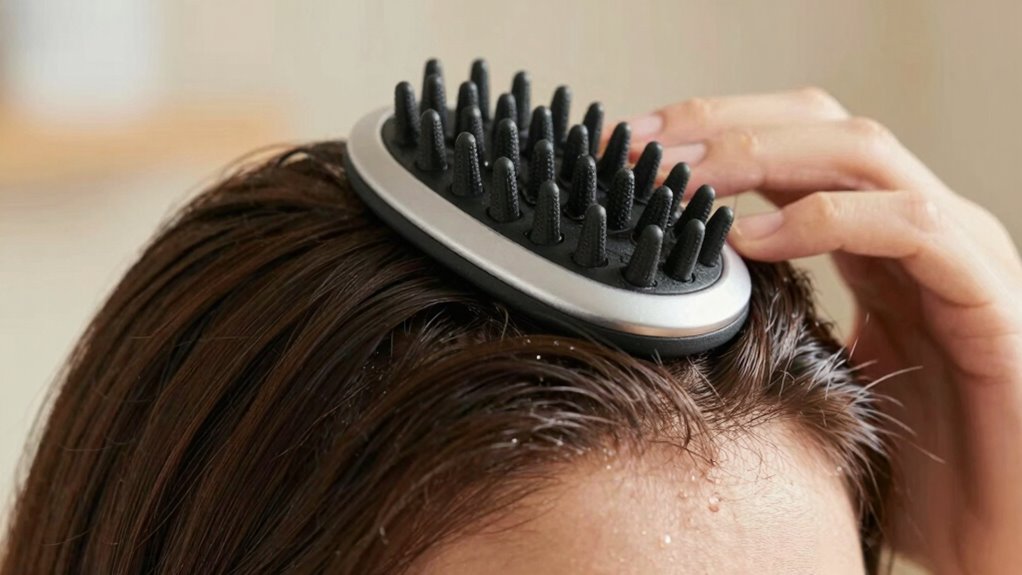 use scalp massager moderately