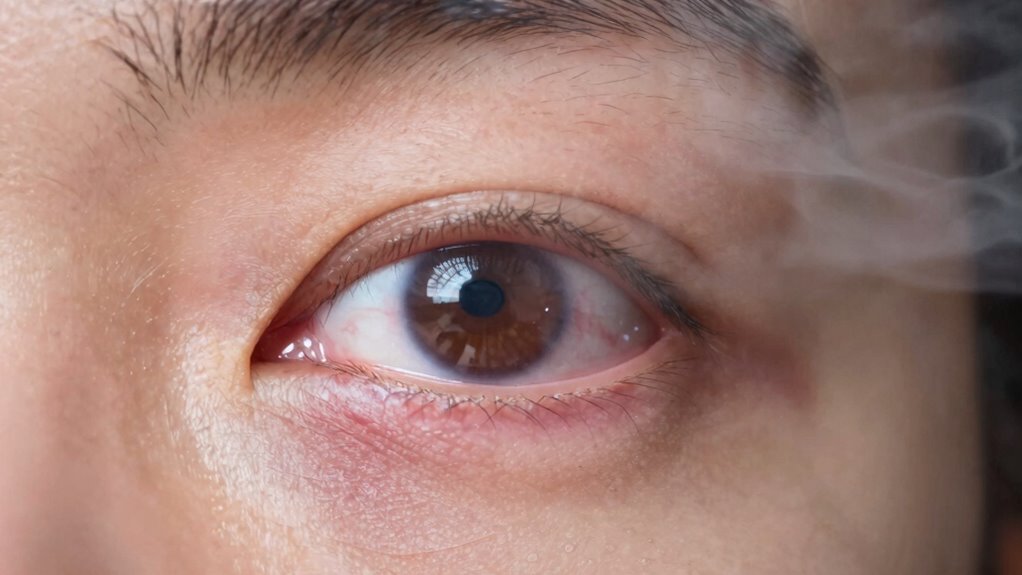 watch for eye irritation