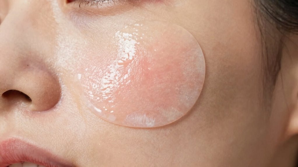 wear patches until clear