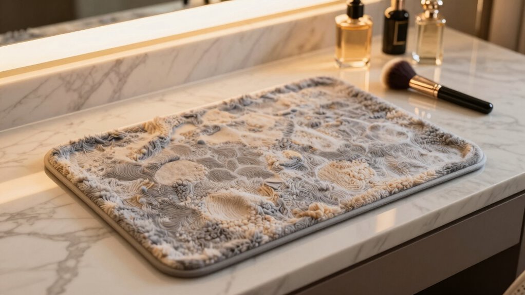 comfortable stylish vanity mats