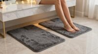 comfortable vanity room flooring
