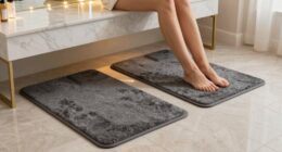 comfortable vanity room flooring