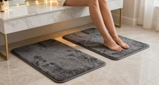 comfortable vanity room flooring
