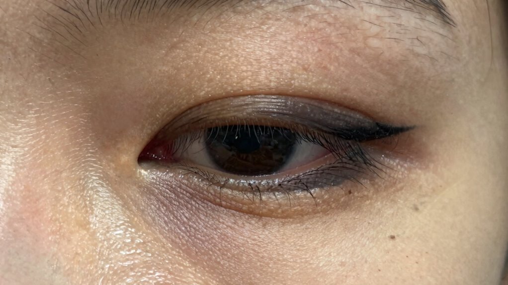 create tired eye illusion