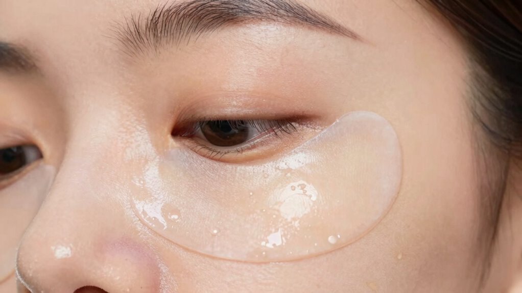 exfoliation increases eye patch sensitivity