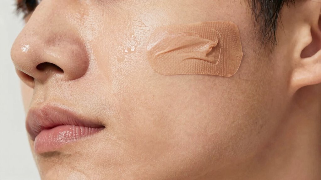facial movement affects adhesion