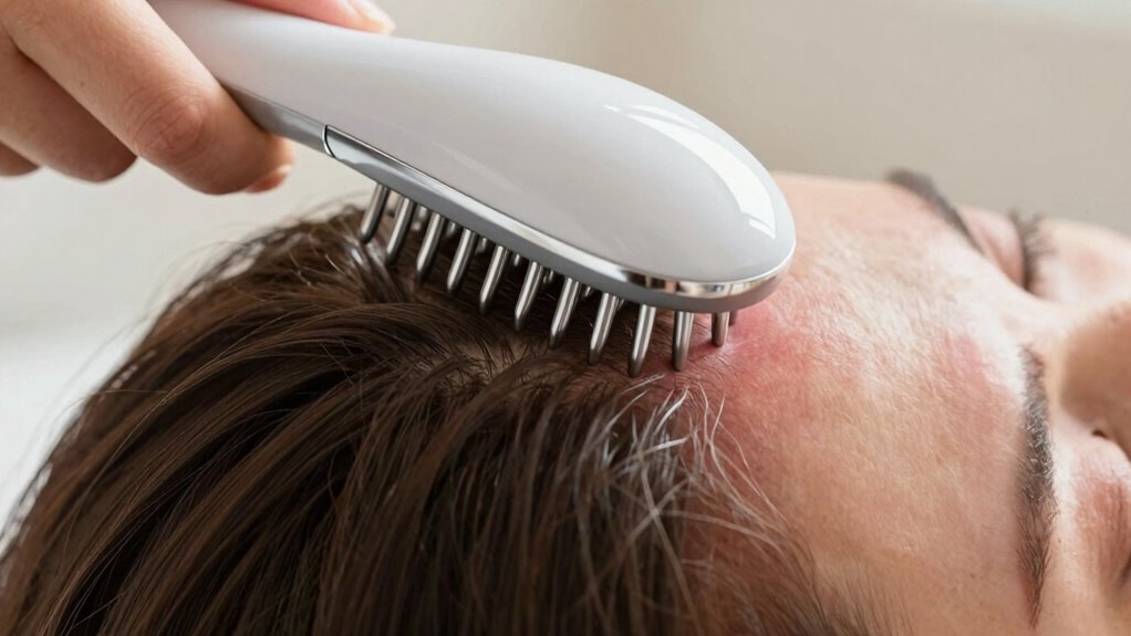 gentle pressure promotes scalp health