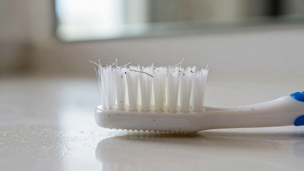 gentle proper hair brushing