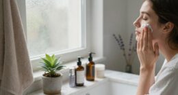 gentle relaxing skincare routine