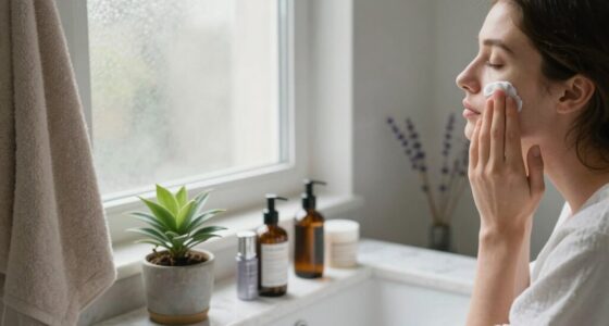 gentle relaxing skincare routine