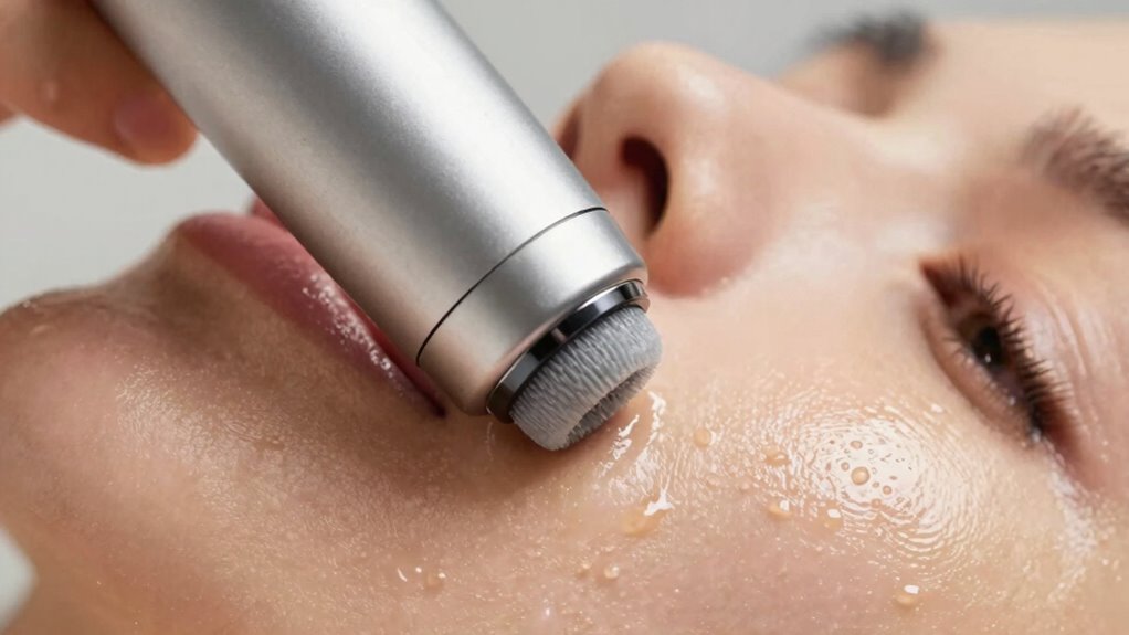 gentle ultrasonic skin exfoliation